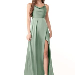 Azazie Naomi Dress in Agave